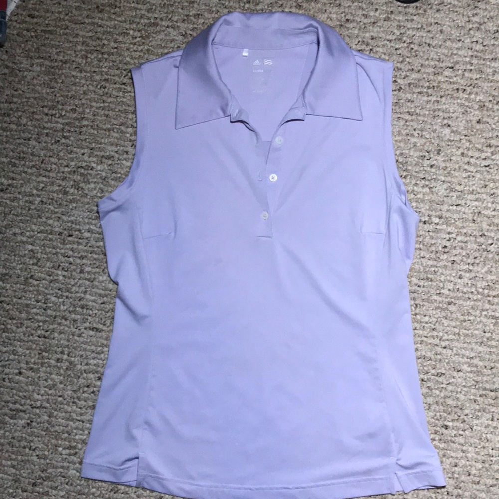 Women’s Adidas ClimaLite Lilac Golf Polo